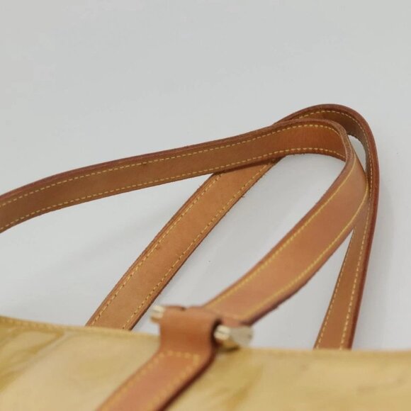 LOUIS VUITTON Monogram Vernis Columbus Tote Bag Beige - Picture 8 of 16